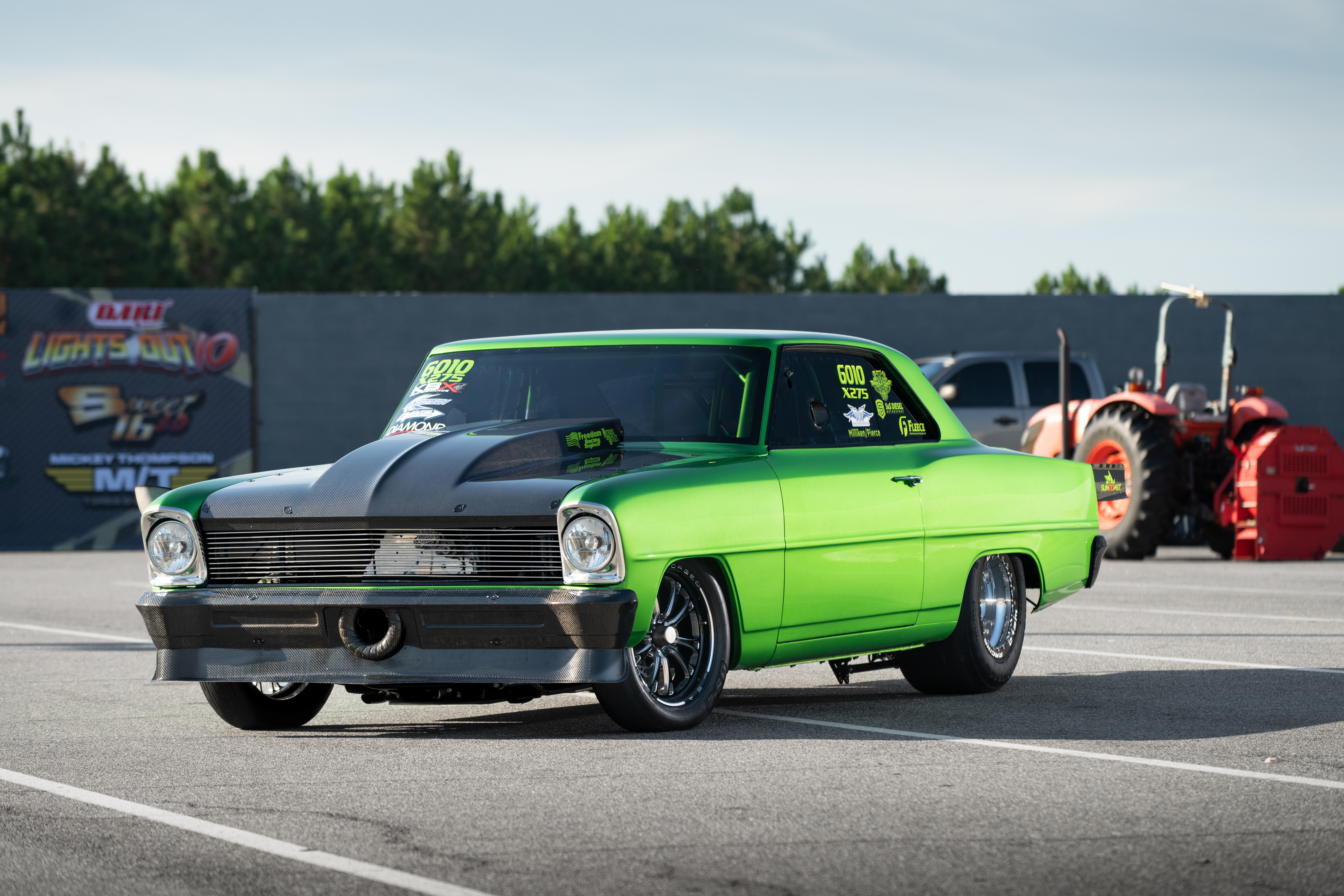 Ryan Milliken's Oil-Burning Chevy II is Turning Heads in Radial Racing